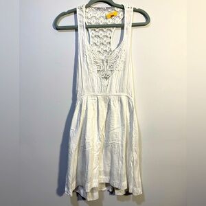 Vintage Stradivarius Ivory Crochet Blouse‎
